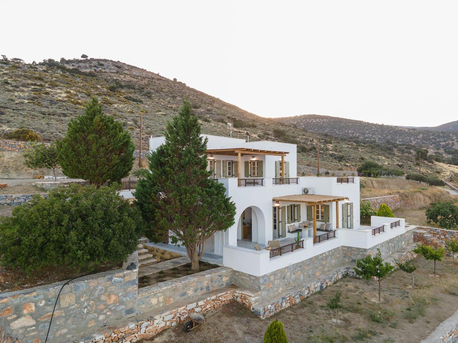Evdokia - Luxury Olive Yard Apartment With Aegean View Moutsoúna エクステリア 写真